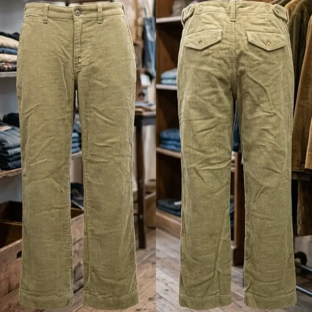 Vintage Ralph Lauren Polo Corduroy Khaki Slacks Boys Size 10 26x25